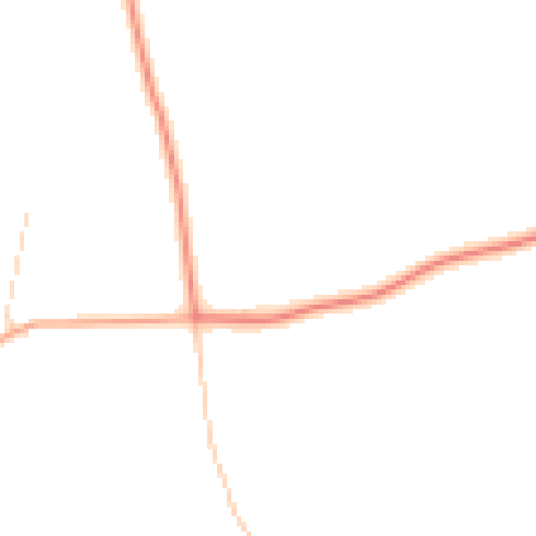 Daytime road noise heatmap for GU30 7LT