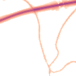 Night-time road noise heatmap for GU30 7PR