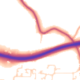 Daytime road noise heatmap for GU30 7QB