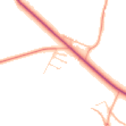 Daytime road noise heatmap for GU30 7SD