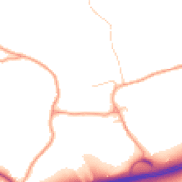 Daytime road noise heatmap for GU30 7SL