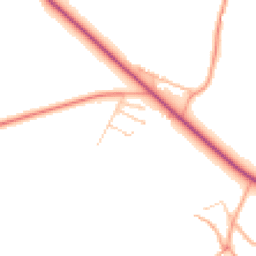 Daytime road noise heatmap for GU30 7TX