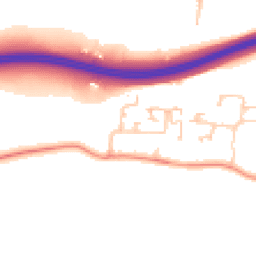 Daytime road noise heatmap for GU30 7WP