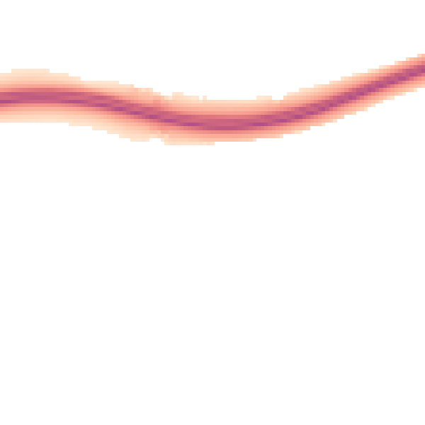 Night-time road noise heatmap for GU30 7WP