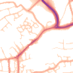Daytime road noise heatmap for GU31 4AT