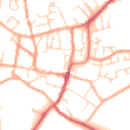 Daytime road noise heatmap for GU31 4AY