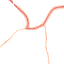 Night-time road noise heatmap for GU31 4BB