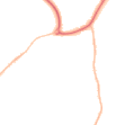 Night-time road noise heatmap for GU31 4BT