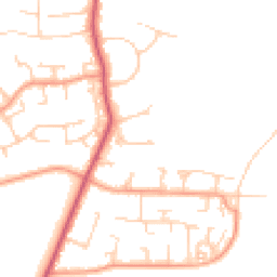 Daytime road noise heatmap for GU31 4DG