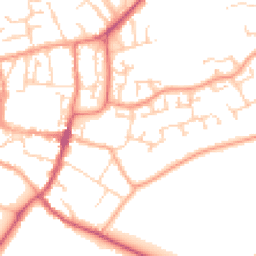 Daytime road noise heatmap for GU31 4DP