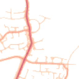 Daytime road noise heatmap for GU31 4DQ