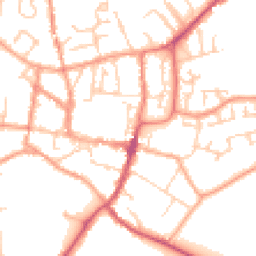 Daytime road noise heatmap for GU31 4DR