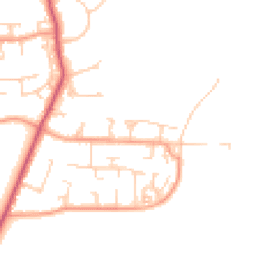 Daytime road noise heatmap for GU31 4ET