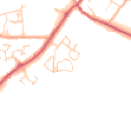 Daytime road noise heatmap for GU31 4GB