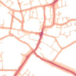 Daytime road noise heatmap for GU31 4GF