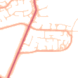 Daytime road noise heatmap for GU31 4HL