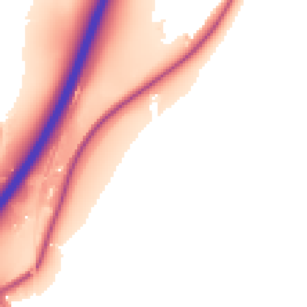 Daytime road noise heatmap for GU31 4NL