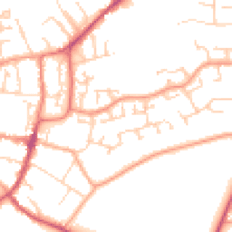 Daytime road noise heatmap for GU31 4PR