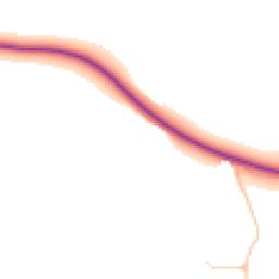 Daytime road noise heatmap for GU31 5AU
