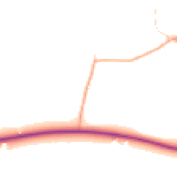Daytime road noise heatmap for GU31 5BW
