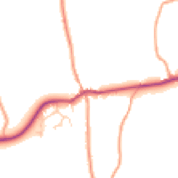Daytime road noise heatmap for GU31 5BX