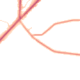 Daytime road noise heatmap for GU31 5DS