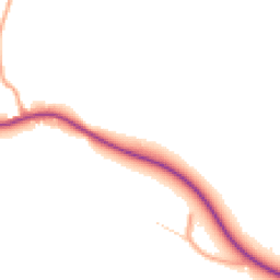 Daytime road noise heatmap for GU31 5EG