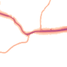 Daytime road noise heatmap for GU31 5EP