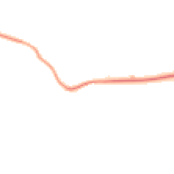 Night-time road noise heatmap for GU31 5EP