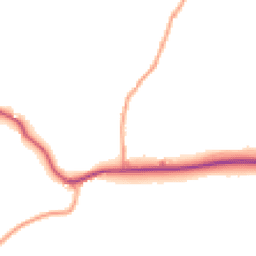 Daytime road noise heatmap for GU31 5ET