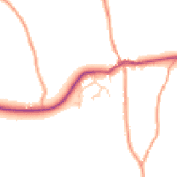 Daytime road noise heatmap for GU31 5HL