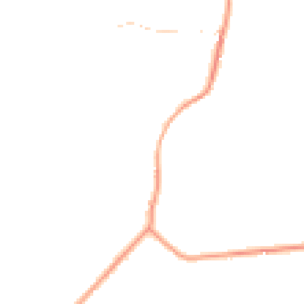 Daytime road noise heatmap for GU31 5HU