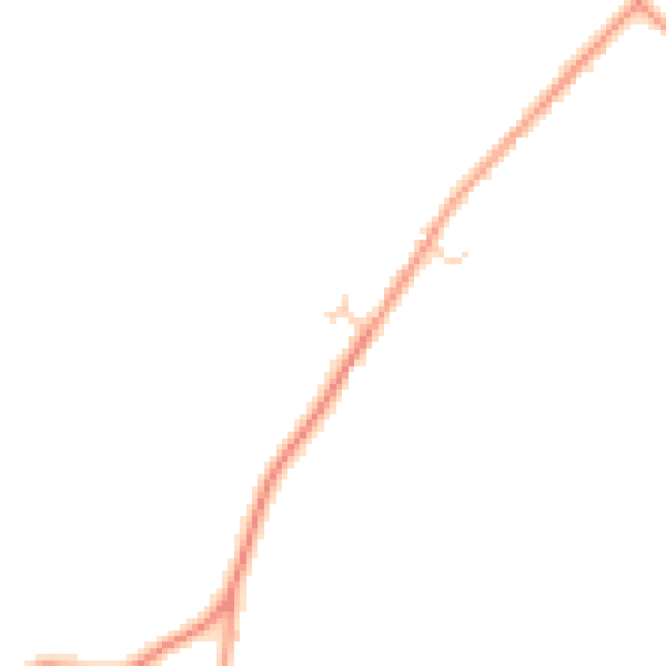 Daytime road noise heatmap for GU31 5JH