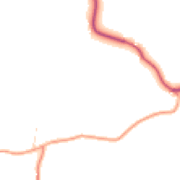 Daytime road noise heatmap for GU31 5JU