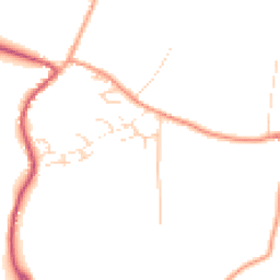 Daytime road noise heatmap for GU31 5LL