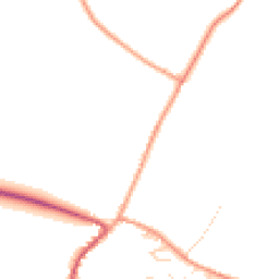 Daytime road noise heatmap for GU31 5NP