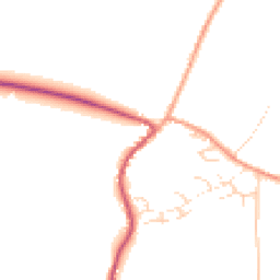 Daytime road noise heatmap for GU31 5QB