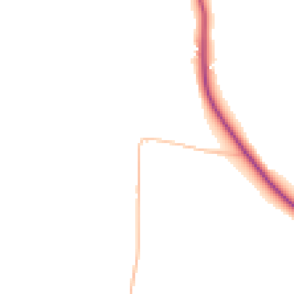Daytime road noise heatmap for GU31 5RQ