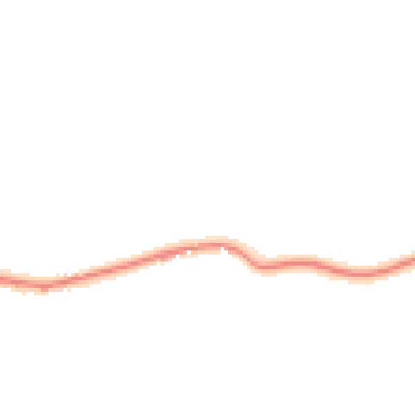 Night-time road noise heatmap for GU32 1AY