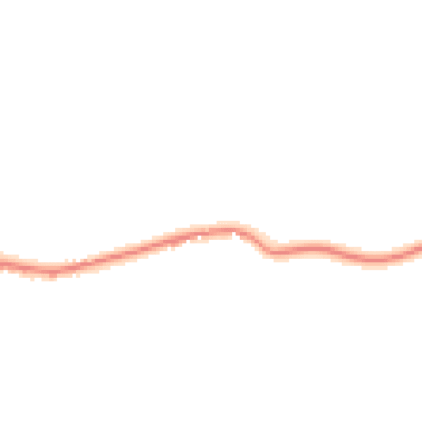Night-time road noise heatmap for GU32 1AZ