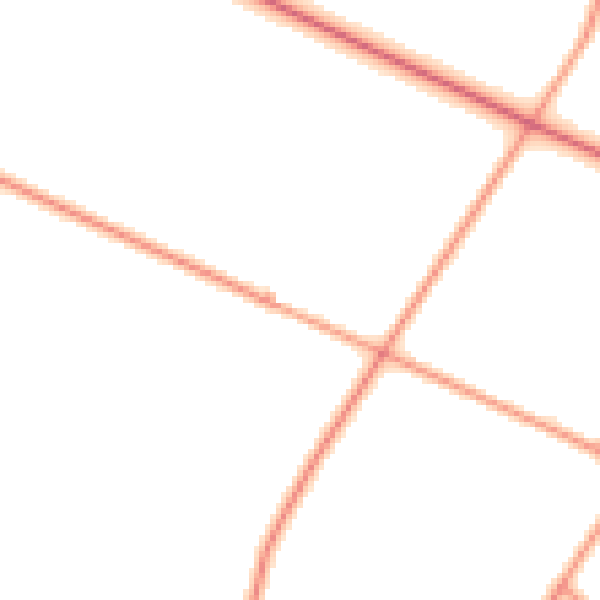 Daytime road noise heatmap for GU32 1DD