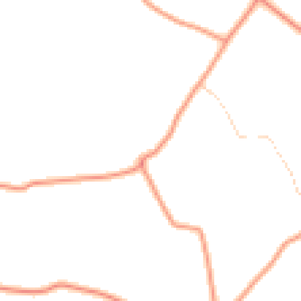 Daytime road noise heatmap for GU32 1DF