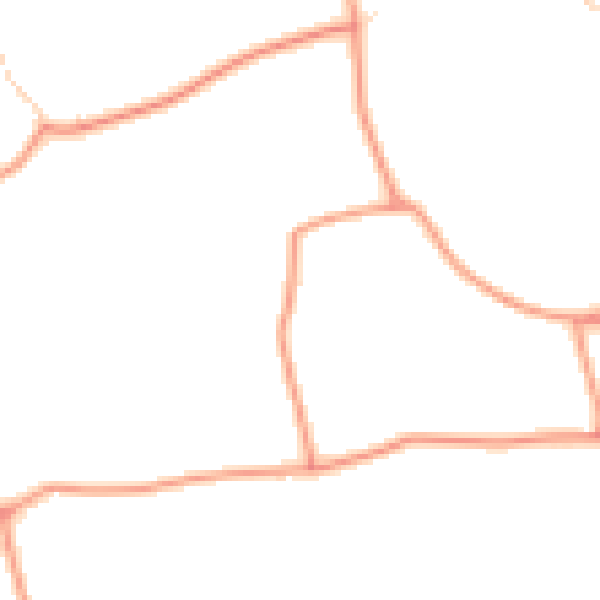 Daytime road noise heatmap for GU32 1DN