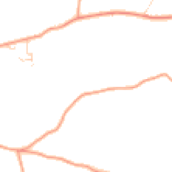 Daytime road noise heatmap for GU32 1DP