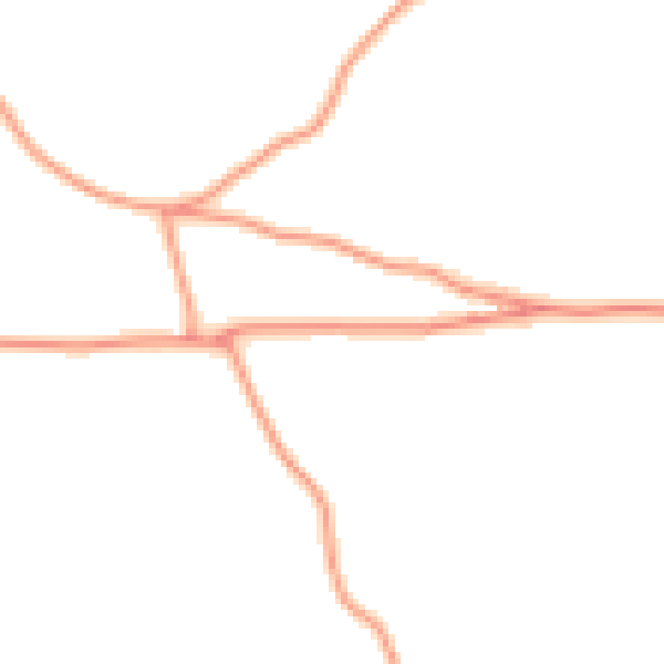 Daytime road noise heatmap for GU32 1DR