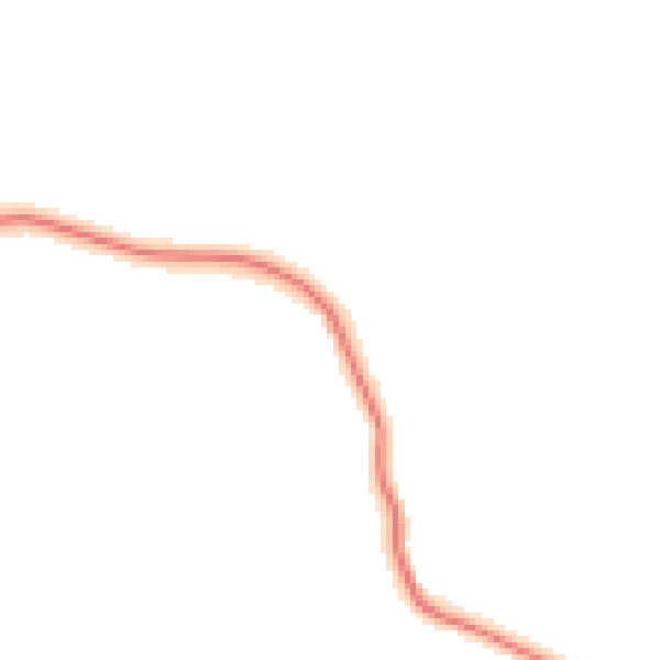 Night-time road noise heatmap for GU32 1EP