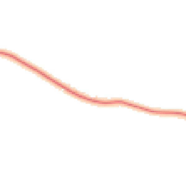 Night-time road noise heatmap for GU32 1ER