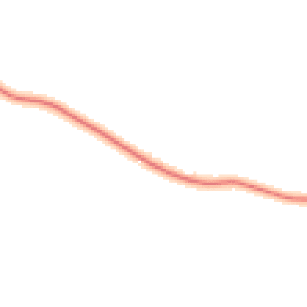 Night-time road noise heatmap for GU32 1ES