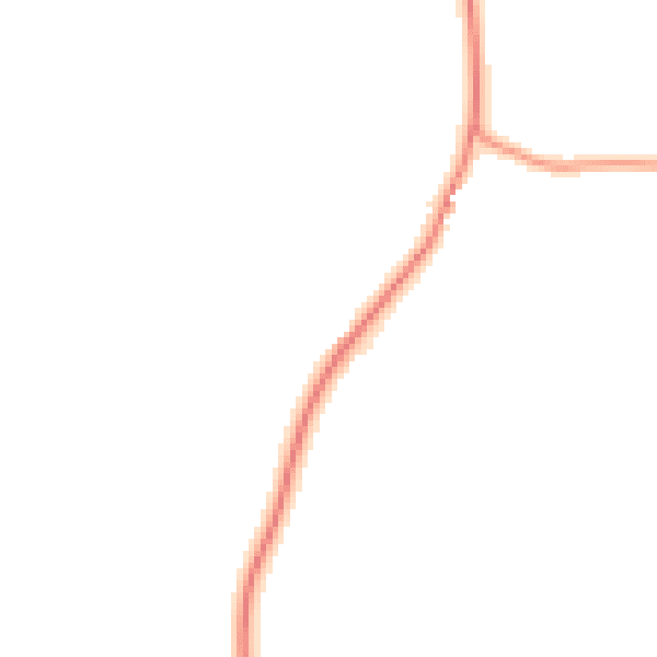Daytime road noise heatmap for GU32 1HA