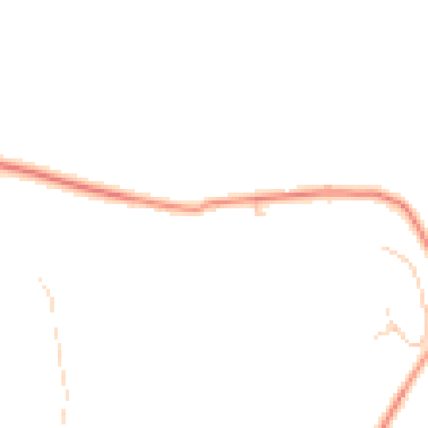 Daytime road noise heatmap for GU32 1HR